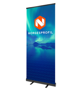 Produktbilde for Roll up Sort 85 cm med bæreveske