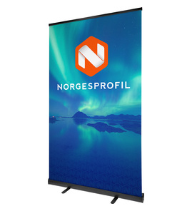 Produktbilde for Roll up Sort 120 cm med bæreveske