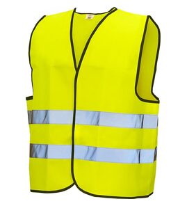 Produktbilde for Refleksvest Gul One Size CE EN 471 Kl. 2