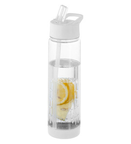 Hovedminiatyrbilde av Transparent/Hvit Tutti frutti 740 ml Tritan Sportsflaske med Infuser