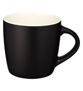 Hovedminiatyrbilde av Solid svart/Hvit Riviera 340 ml Keramisk Kopp