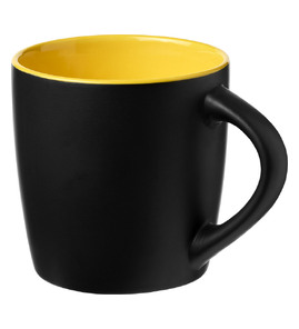 Hovedminiatyrbilde av Solid svart/Gul Riviera 340 ml Keramisk Kopp