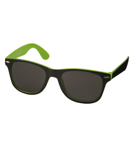 Hovedminiatyrbilde av Lime/Solid svart Sun Ray Tofarget Solbriller