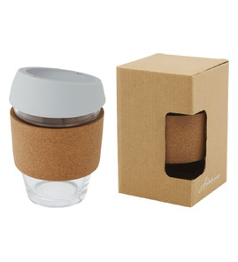 Produktbilde for Lidan 360 ml Borosilikatglass med korkgrep Termokopp