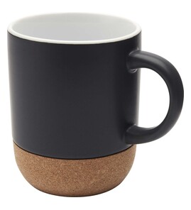 Hovedminiatyrbilde av Solid svart Billie Kork Matt Finish 300 ml Keramisk Kopp