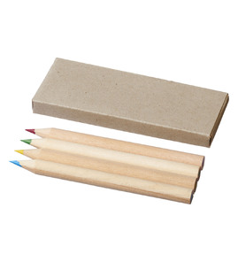 Produktbilde for Tullik Fargeblyantsett i 4 Deler