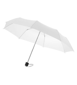 Hovedminiatyrbilde av Hvit Ida 21.5" Sammenleggbar Paraply