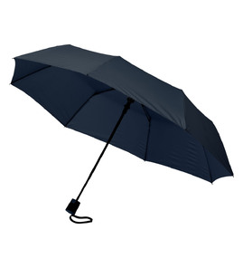 Hovedminiatyrbilde av Marineblå Wali 21" Automatisk Sammenleggbar Paraply