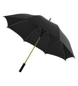 Hovedminiatyrbilde av Lime/Solid svart Stark 23" Automatisk Stormsikker Paraply