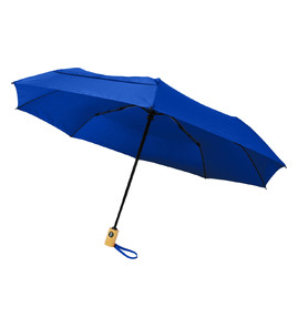 Hovedminiatyrbilde av Kongeblå Bo 21" RPET Automatisk Sammenleggbar Paraply