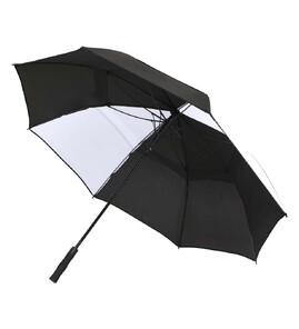 Hovedminiatyrbilde av Hvit Jeff 55" Polyester Stormsikker Golfparaply