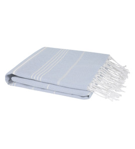 Hovedminiatyrbilde av Lys blå Anna 150 g/m2 Bomull 100x180 cm Hammam Håndkle