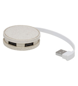 Produktbilde for Kenzu Hvetehalm USB 2.0 Hub