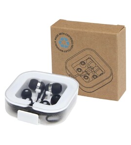 Hovedminiatyrbilde av Solid svart Baekdu Resirkulert Plast Type-C Hodetelefoner 