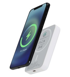 Produktbilde for Acrab 5000 mAh Resirkulert Plast 15 W Magnetisk Powerbank