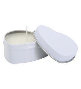 Produktbilde for Blissful Vaniljearoma Duftlys i Hjerteformet Blikkboks