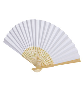 Hovedminiatyrbilde av Hvit Carmen Bambus Håndvifte