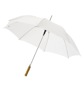 Hovedminiatyrbilde av Hvit Lisa 23" Automatisk Paraply