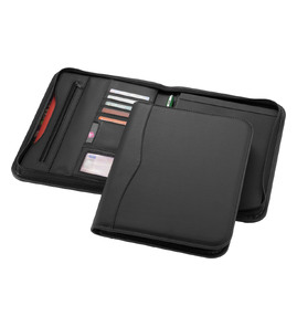 Produktbilde for Ebony A4 Dokumentmappe med Glidelås