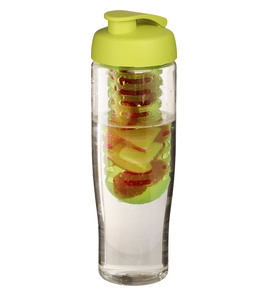 Hovedminiatyrbilde av Transparent/Lime H2O Active® Tempo 700 ml RPET Sportsflaske og Infuser