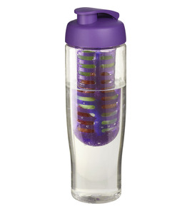 Hovedminiatyrbilde av Transparent/Lilla H2O Active® Tempo 700 ml RPET Sportsflaske og Infuser