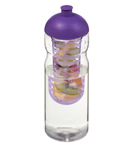 Hovedminiatyrbilde av Transparent/Lilla H2O Active® Base 650 ml RPET Sportsflaske og Infuser