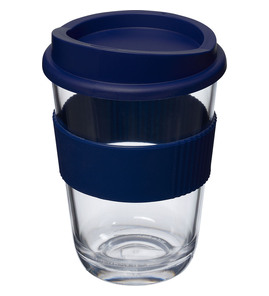 Hovedminiatyrbilde av Blå Americano® Cortado 300 ml Silikongrep Plastkopp