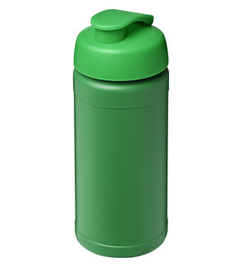 Hovedminiatyrbilde av Grønn/Grønn Baseline 500 ml Resirkulert Plast Flipp Lokk Sportsflaske