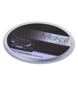 Produktbilde for Ellison Rund Plastunderlag med Papirinnsats