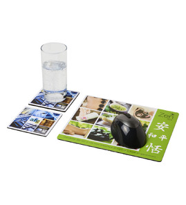 Produktbilde for Q-Mat® Kombinasjon 3 Sett med Musematte og Underlag Musematte