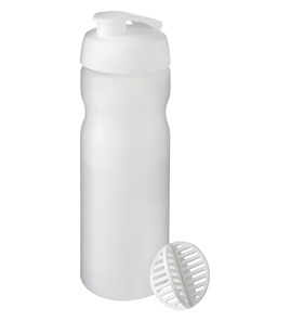 Hovedminiatyrbilde av Hvit/Frostet klar Baseline Plus 650 ml Shaker Sportsflaske