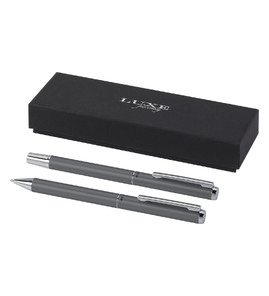 Produktbilde for Luxe Lucetto Resirkulert Aluminium Sort Blekk Pennesett