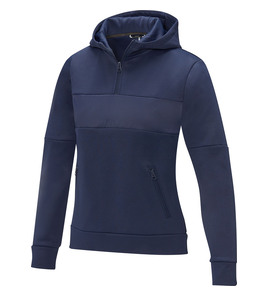 Hovedminiatyrbilde av Marineblå Elevate Life Sayan Half-Zip Hettegenser Dame