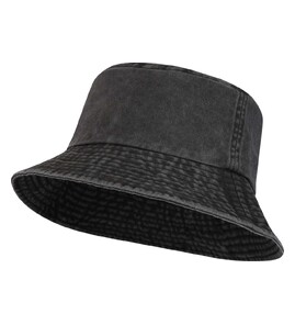 Hovedminiatyrbilde av Solid svart Elevate NXT Mitica Resirkulert Bomull Vasket Finish Solhatt