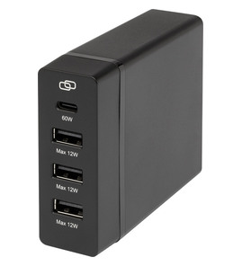 Produktbilde for Tekiō ADAPT 72 W PD Resirkulert Plast Ladestasjon