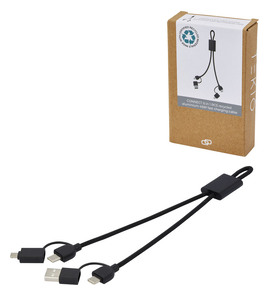 Produktbilde for Tekiō Connect 6-i-1 45W RCS Resirkulert Aluminium Hurtig  Ladekabel