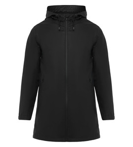 Hovedminiatyrbilde av Solid svart Roly Sitka Regnfrakk