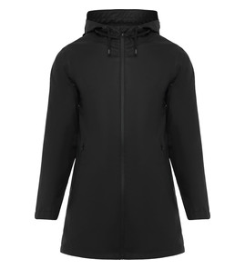 Hovedminiatyrbilde av Solid svart Roly Sitka Regnfrakk Dame