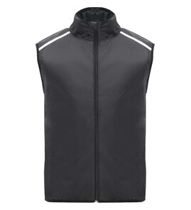 Hovedminiatyrbilde av Solid svart Roly Jannu Unisex Løpevest