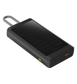 Produktbilde for Xtorm XG2S101 Go2 10.000 mAh 15 W Solcelledrevet Powerbank med Lys og Karabinkrok