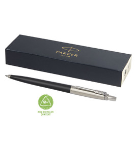 Hovedminiatyrbilde av Solid svart Parker Jotter Resirkulert Blått Blekk Kulepenn