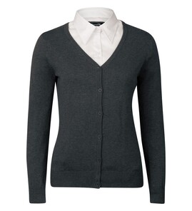 Hovedminiatyrbilde av Koksgrå Tracker Pima Cotton Strikket Cardigan Dame