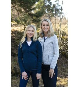 Hovedminiatyrbilde av Blåmelert Tracker Original Knitted Fleecejakke Dame