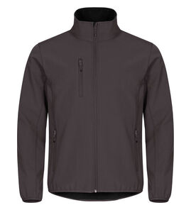 Hovedminiatyrbilde av Dark Grey Clique Classic Softshelljakke