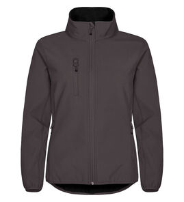 Hovedminiatyrbilde av Dark Grey Clique Classic Softshelljakke Dame