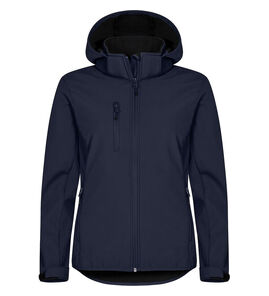 Hovedminiatyrbilde av Dark Navy Clique Classic Hoody Softshelljakke Dame