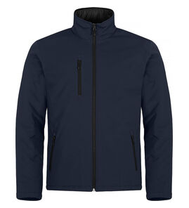 Hovedminiatyrbilde av Dark Navy Clique Vattert Softshelljakke