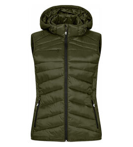 Hovedminiatyrbilde av Fog Green Clique Idaho Vattert Vest Dame