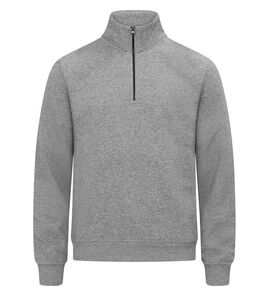 Hovedminiatyrbilde av Grey Melange Clique Miami Half-Zip Genser