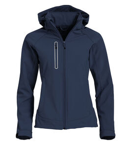 Hovedminiatyrbilde av Dark Navy Clique Milford Softshelljakke Dame
